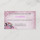 Carte De Visite Nail Artist/Nail Polish circle (Dos)