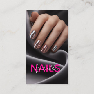Carte De Visite Nail Artist Photo Business Card