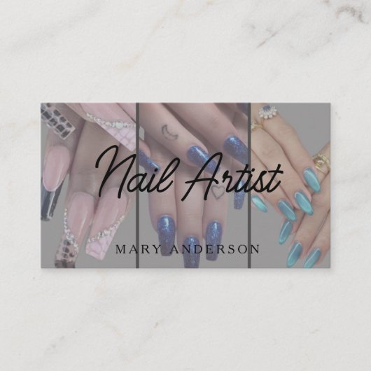 Carte De Visite Nail Beauty (Devant)