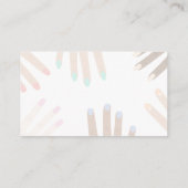 Carte De Visite Nail Polish | Manicured Hands Drawing (Dos)