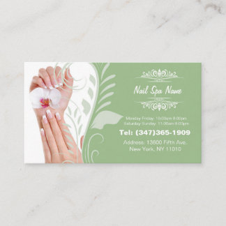 Carte De Visite Nail Spa business cards