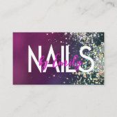 Carte De Visite Nail Studio Designer Galaxy Art (Devant)