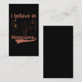 Carte De Visite Nail Tech Cosmetics Nail Technicien Manicuriste (Devant / Derrière)