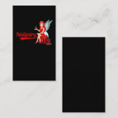 Carte De Visite Nail Tech Fairy Cosmetics Nail Technicien Manicuri (Devant / Derrière)