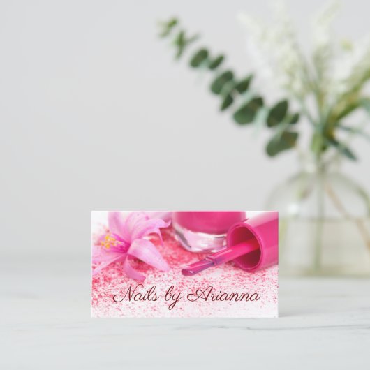 Carte de visite Nail Technician (Debout devant)