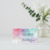 Carte De Visite 💅🏻 Nail Technician QR (Debout devant)