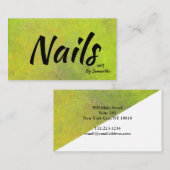 Carte De Visite Nails Art Moderne Beauté (Devant / Derrière)