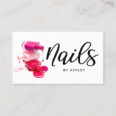 Carte De Visite Nails Chic Calligraphie (Devant)