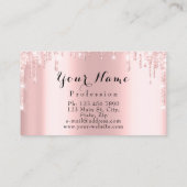 Carte De Visite Nails Maquillage Artiste Rose Drives Black Rose Ki (Dos)