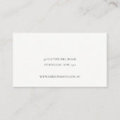 Carte De Visite Nails Parties scintillant vert rose Aqua brillant (Dos)