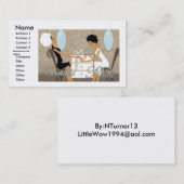 Carte De Visite nailsalon_front-3, nom, adresse 1, adresse 2,… (Devant / Derrière)