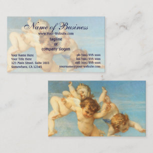 Carte De Visite Naissance de Vénus, détail d'Anges par Cabanel