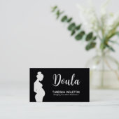 Carte De Visite Naissance et postpartum Doula Custom QR (Debout devant)