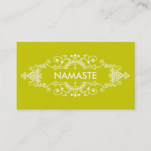 Carte De Visite Namaste (Devant)