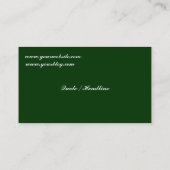 Carte De Visite Nan-lundi : Jardins orientaux (Dos)