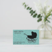 Carte De Visite Nanny / Au Pair / baby-sitter indépendante (Debout devant)