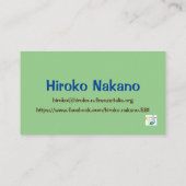 Carte De Visite nanonano (Dos)