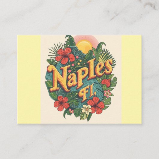 Carte De Visite Naples florida rêvant (Devant)