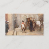 Carte De Visite Napoléon après Waterloo (huile sur la toile) (Dos)