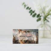 Carte De Visite Napoléon chevauchant un chat de bataille géant (Debout devant)