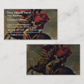 Carte De Visite Napoléon croisant les Alpes, par David (Devant / Derrière)