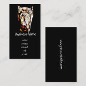 Carte de visite napolitain de mastiff (Devant / Derrière)