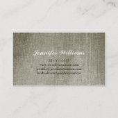 Carte De Visite Napperon (Dos)