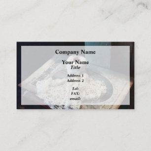 Carte De Visite napperon et fil à crocheter