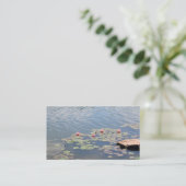 Carte De Visite Nappes d'eau sur l'eau (Debout devant)