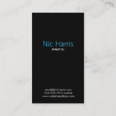 Carte De Visite N'ARRÊTEZ PAS LA MUSIQUE DJ Musician Band (Dos)