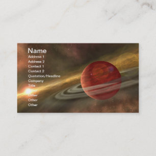 Carte De Visite NASA Planètes et planètes naines