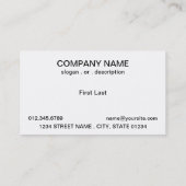 Carte De Visite Nastia (Dos)