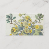 Carte De Visite Nasturces et marguerites : 1.Nasturtium Indicum ; (Dos)