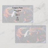 Carte De Visite Natation Koi (Devant / Derrière)