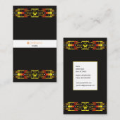 Carte De Visite Natif américain (Devant / Derrière)