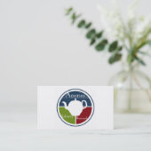 Carte de visite national de thé (Debout devant)