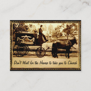 Carte De Visite N'attendez pas le professionnel de pasteur