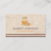 Carte De Visite Natural Honey Apiary (Devant)