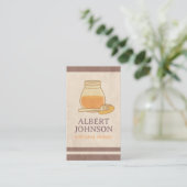 Carte De Visite Natural Honey Artisan (Debout devant)