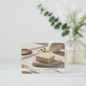 Carte De Visite Natural Organic Soap QR Code  (Debout devant)