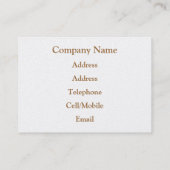 CARTE DE VISITE NATURE (Dos)