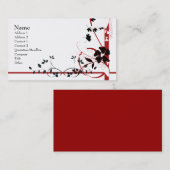 Carte De Visite Nature abstraite (Devant / Derrière)