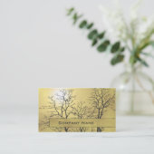 Carte De Visite Nature abstraite moderne (Debout devant)