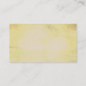 Carte De Visite nature aquarelle arbres usage artistique (Dos)