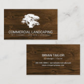 Carte De Visite Nature | Arbre | Jardinage | Paysage (Devant / Derrière)