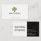 Carte De Visite Nature | Arbres (Devant / Derrière)