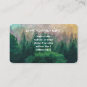 Carte De Visite nature art pins (Dos)