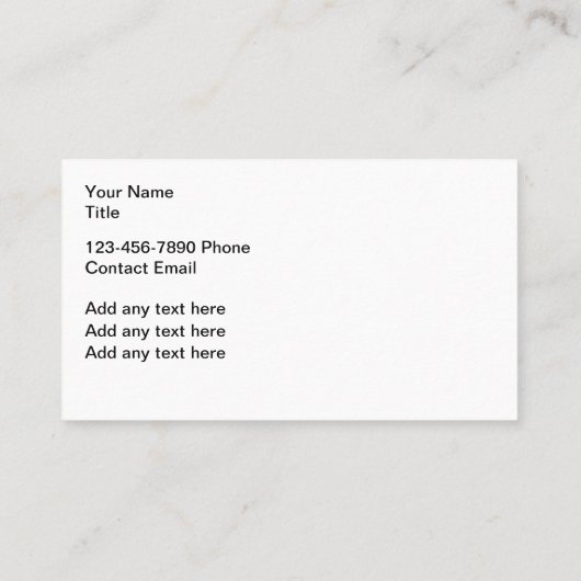 Carte De Visite Nature Bear Theme Business Cards  (Dos)