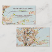 Carte De Visite Nature de floraison (Devant / Derrière)