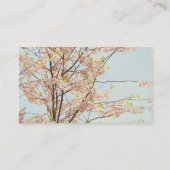 Carte De Visite Nature de floraison (Dos)